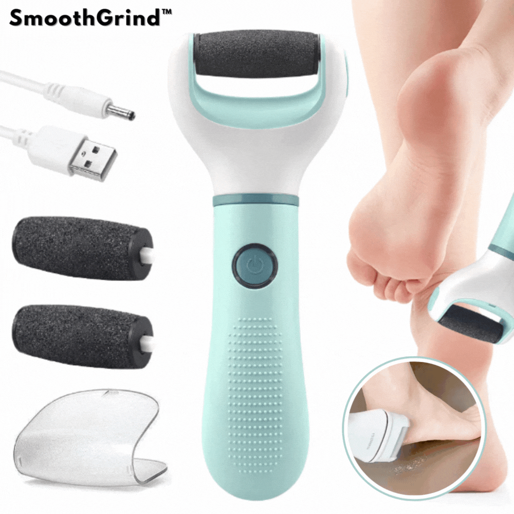 SmoothGrind™ - Der drahtlose elektrische Fußschleifer für seidig weiche Haut!