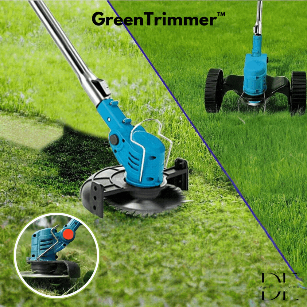 GreenTrimmer™ -  der kabellose elektrische Rasentrimmer für mühelose Rasenpflege