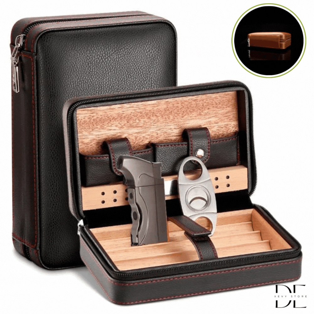 CigarMaster™ - Die elegante Humidor-Kiste für Ihre Zigarren unterwegs.