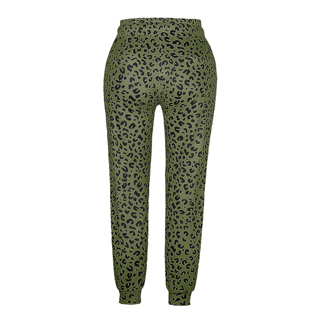 Xandra - Damen-Hose mit Leopardenmuster