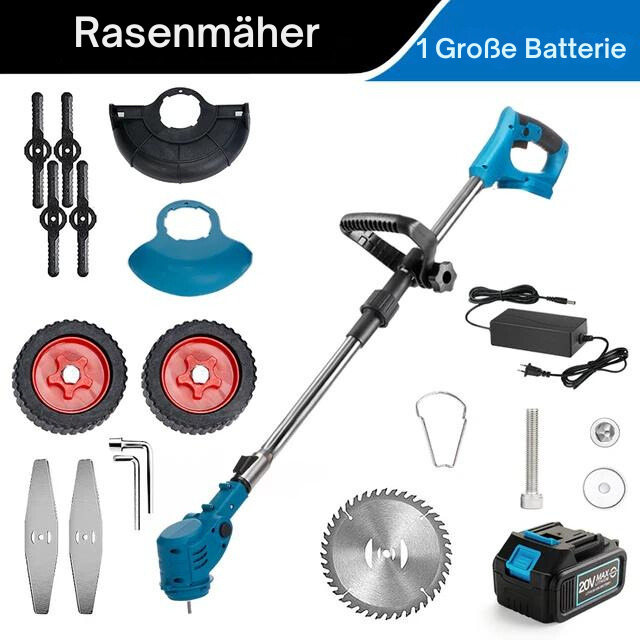 GreenTrimmer™ -  der kabellose elektrische Rasentrimmer für mühelose Rasenpflege