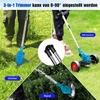 GreenTrimmer™ -  der kabellose elektrische Rasentrimmer für mühelose Rasenpflege
