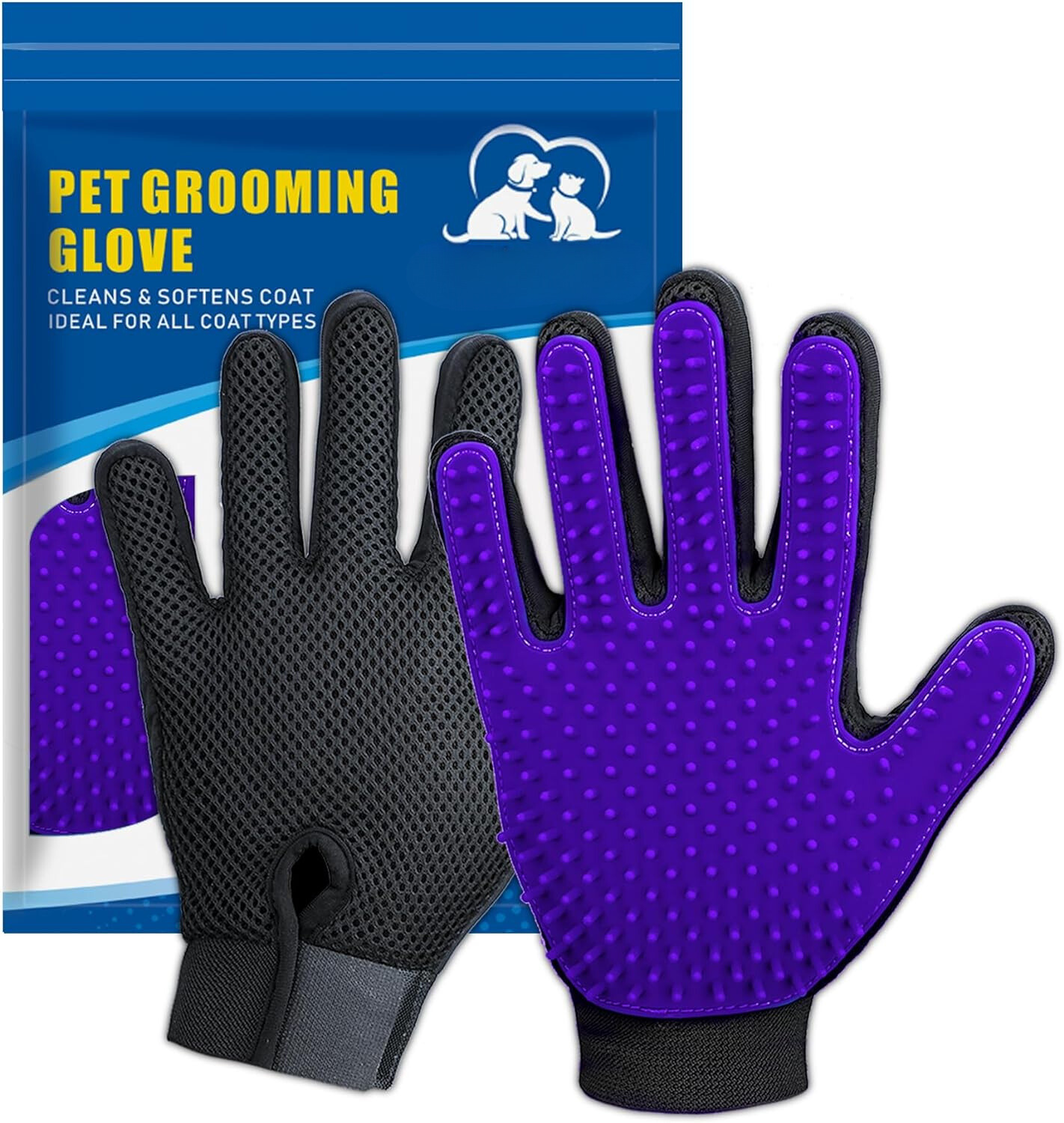 GroomPal™ - Die ultimative Pflegehandschuhe für Ihre Haustiere.