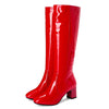 Femke | Lackierte Stiefel