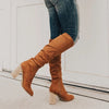 Lotte | Kniestiefel mit hohem Absatz