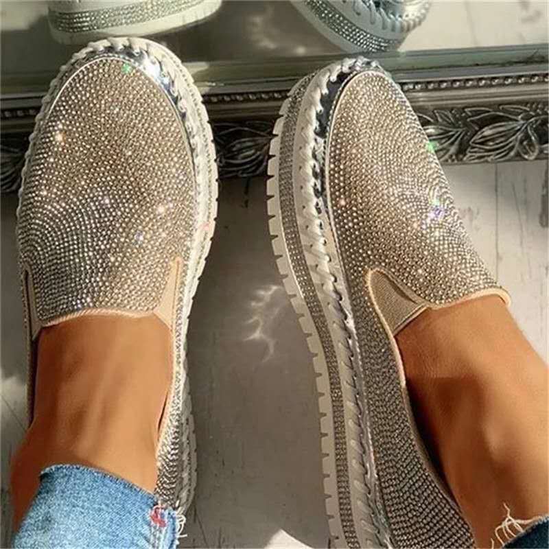 Rosan | Bequeme Glitzer-Slipper für Frauen
