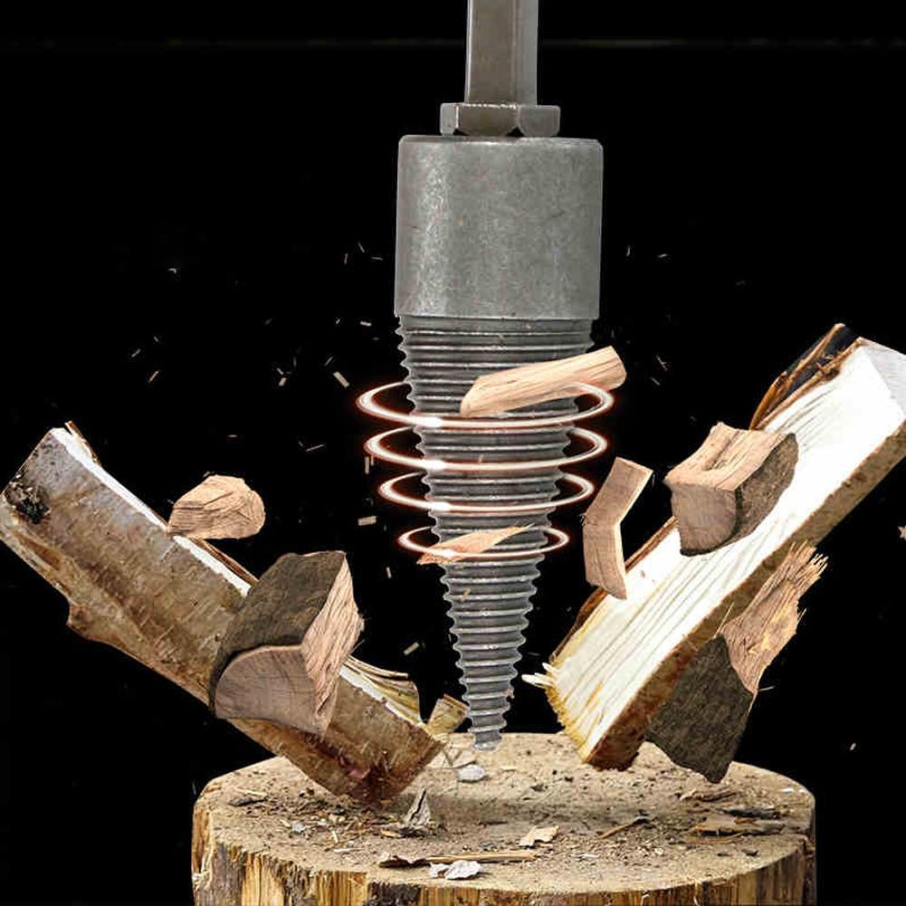 HolzKraft™ - Müheloses Holzspalten für jeden Bohrer!