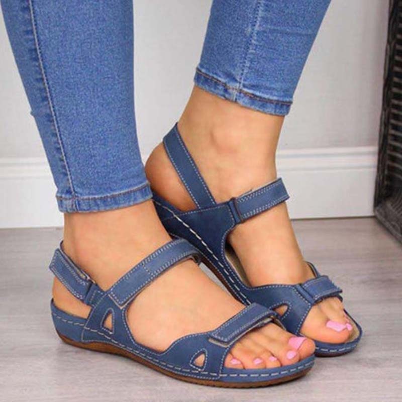 Bambi Sandalen | Ergonomische Damensandalen mit Klettverschluss