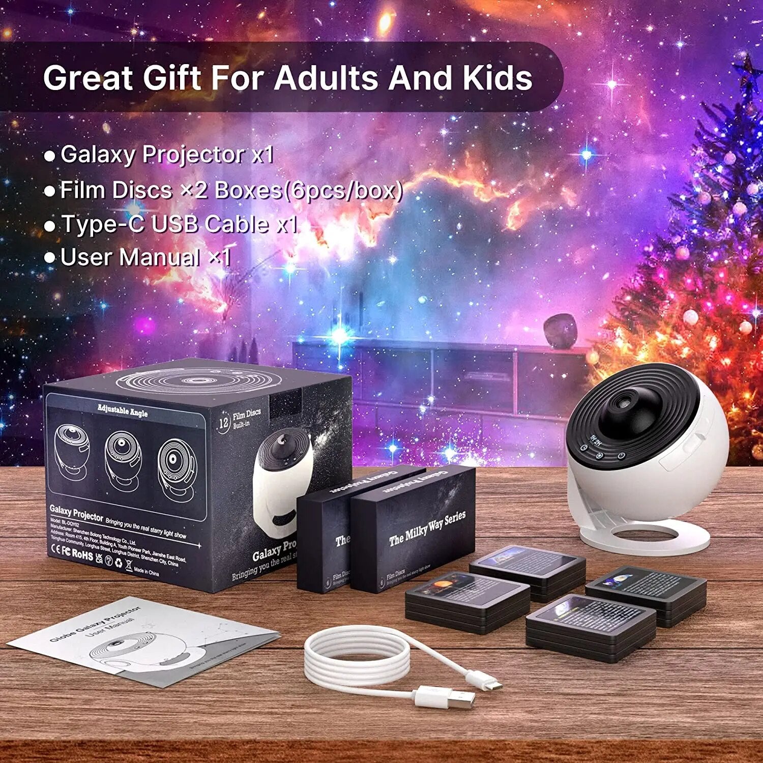 GalaxyLicht™ - Verwandeln Sie Ihr Zimmer in ein galaktisches Heiligtum!