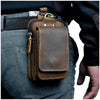 Lars | Gürteltasche aus Leder für Herren mit Magnetverschluss und verstellbarem Hüftgurt