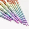 UnicornBrush Pro™ – Professionelles 10-teiliges Make-up-Pinsel-Set mit Regenbogengriff