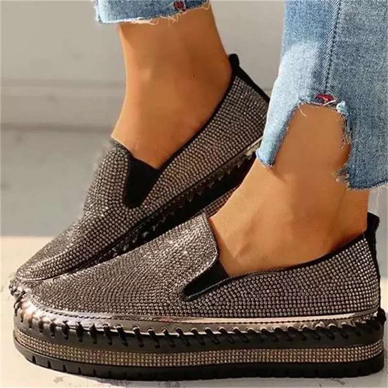Rosan | Bequeme Glitzer-Slipper für Frauen
