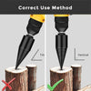 HolzKraft™ - Müheloses Holzspalten für jeden Bohrer!
