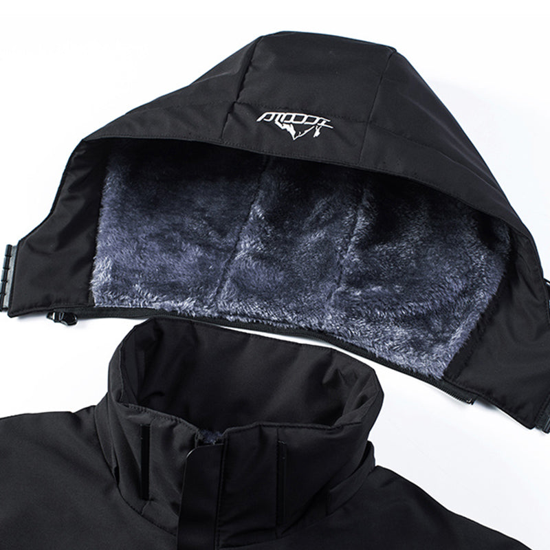 Herbstparka Mit Abnehmbarer Kapuze