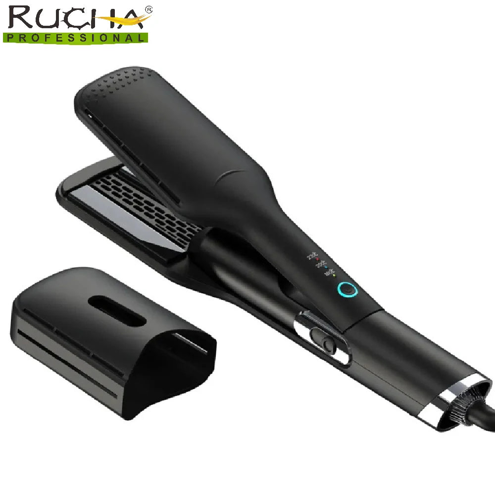 HotStyle™ - Der ultimative 2-in-1 Haarglätter und Lockenstab mit Heißluftfunktion.