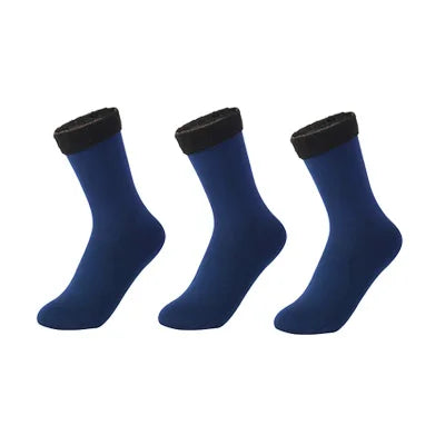WinterWarm™ - 3 Paar dicke, warme Damen-Wintersocken aus weichem Schneesamt