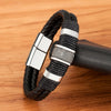 Lina | Gewebtes Lederarmband