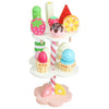 IceDream™ - Die hölzerne Eistheke Spielset für kreatives Spielen.