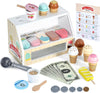 IceDream™ - Die hölzerne Eistheke Spielset für kreatives Spielen.