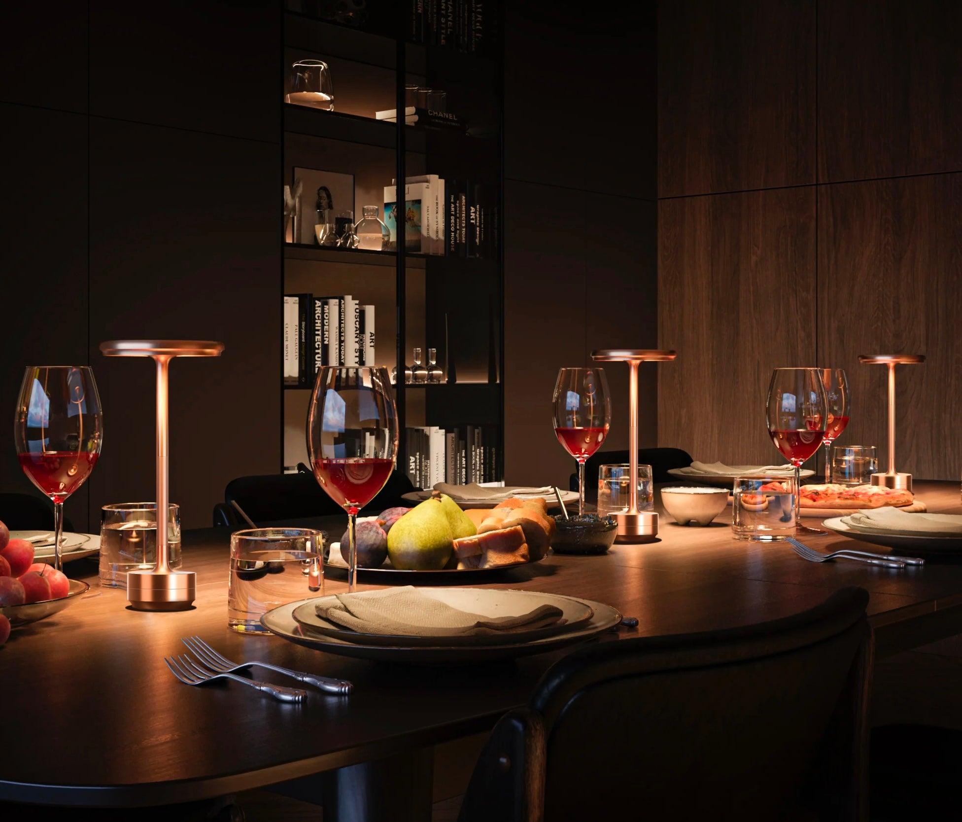 LumiHaven™ Kabellose Tischlampe – Ruhe und Eleganz für jeden Raum