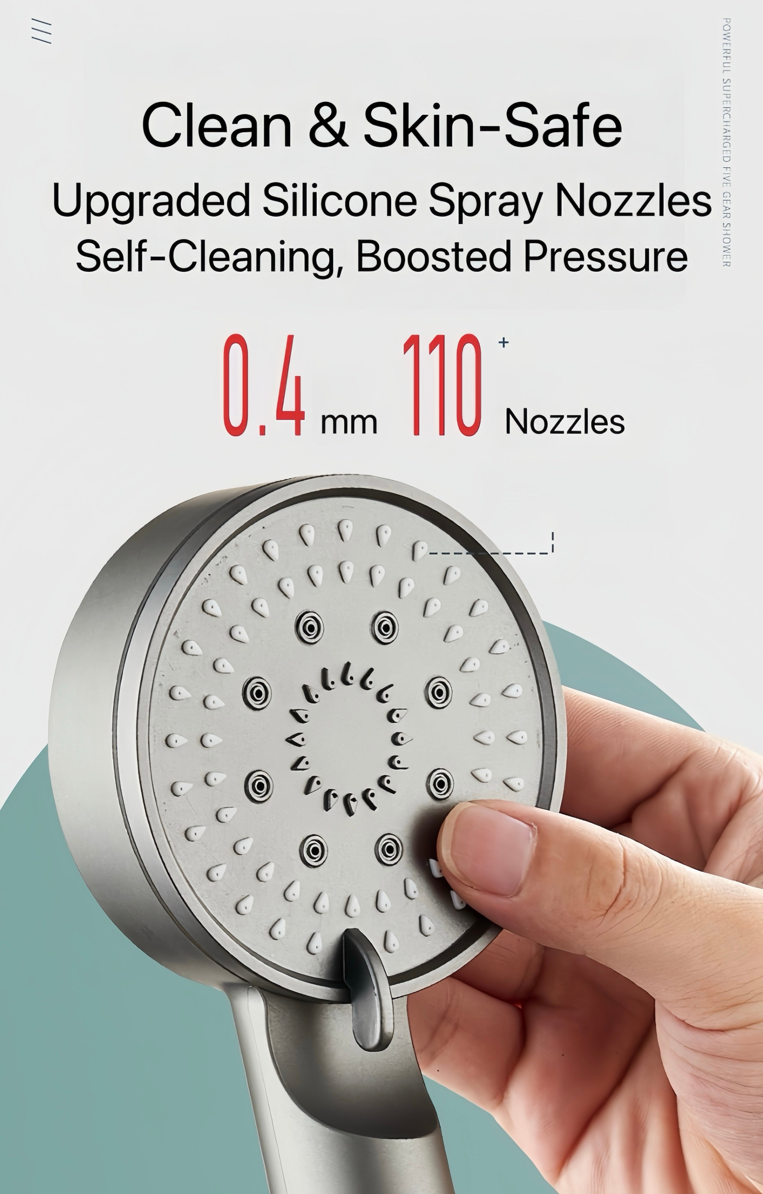 PureFlow™ – Die ultimative 5-Modi-Hochdruckdusche mit Filterung