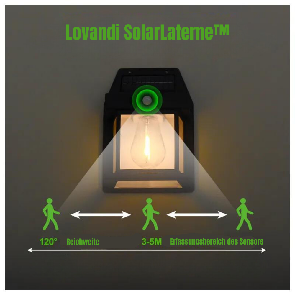 SolarLaterne™ - Kombiniere Ambiente und Funktionalität!