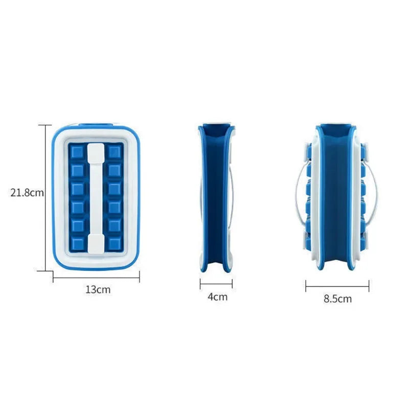 FrostBuddy™ - Die 2-in-1 tragbare Eiswürfelform und Trinkflasche!