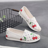 Loïs | Flache Espadrilles aus Canvas mit Bohème-Print