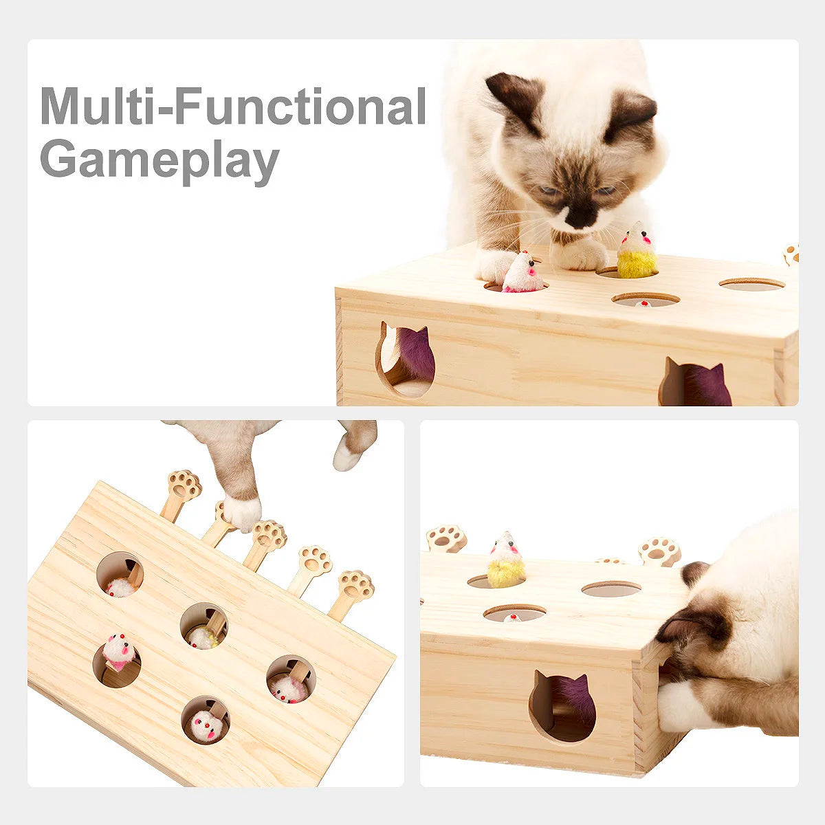 WhackMole™ - Das ultimative interaktive Spielzeug für Ihre Katze | 40% RABATT