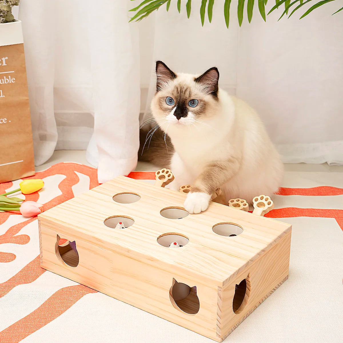 WhackMole™ - Das ultimative interaktive Spielzeug für Ihre Katze | 40% RABATT