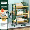 KüchenMax™ - Der platzsparende dreistöckige Abtropfständer für maximale Organisation