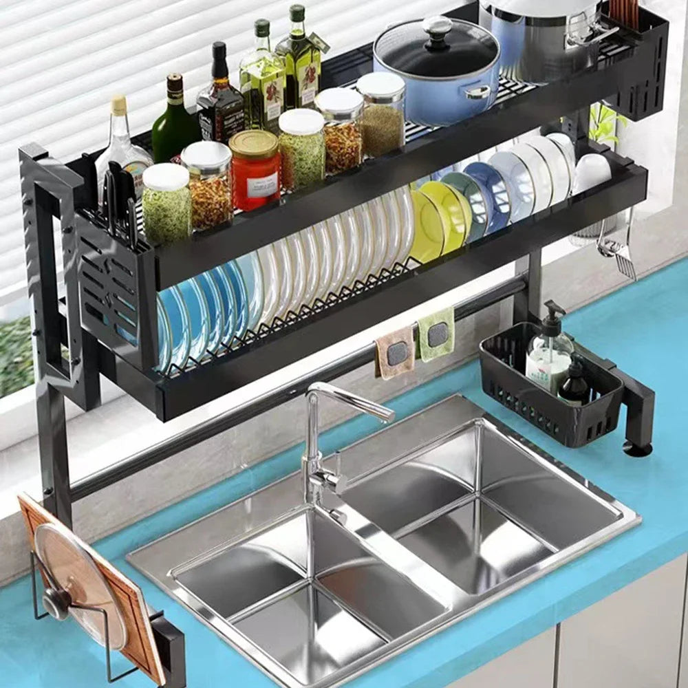 SinkRack™ - Der ultimative multifunktionale Organizer für Ihre Küche
