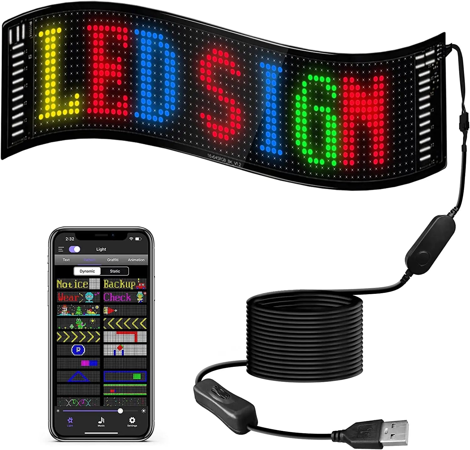 GlowDrive™ LED Panel - Individuelle Beleuchtung für Ihr Auto.