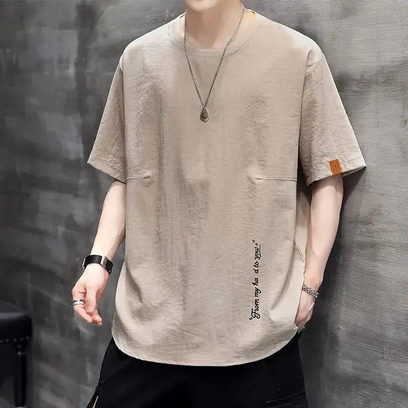 Joost - Casual T-shirts met ronde nek
