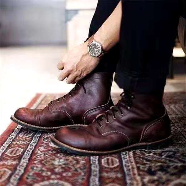 Lars | Herren-Schnürstiefel im Retro-Stil