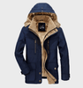 Ruben | Dicke Winter-Herrenjacke Mit Kapuze Und Tiefen Taschen