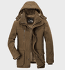 Ruben | Dicke Winter-Herrenjacke Mit Kapuze Und Tiefen Taschen