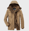 Ruben | Dicke Winter-Herrenjacke Mit Kapuze Und Tiefen Taschen