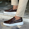 Morris | Moderne Leder-Loafer mit Schnalle für Herren