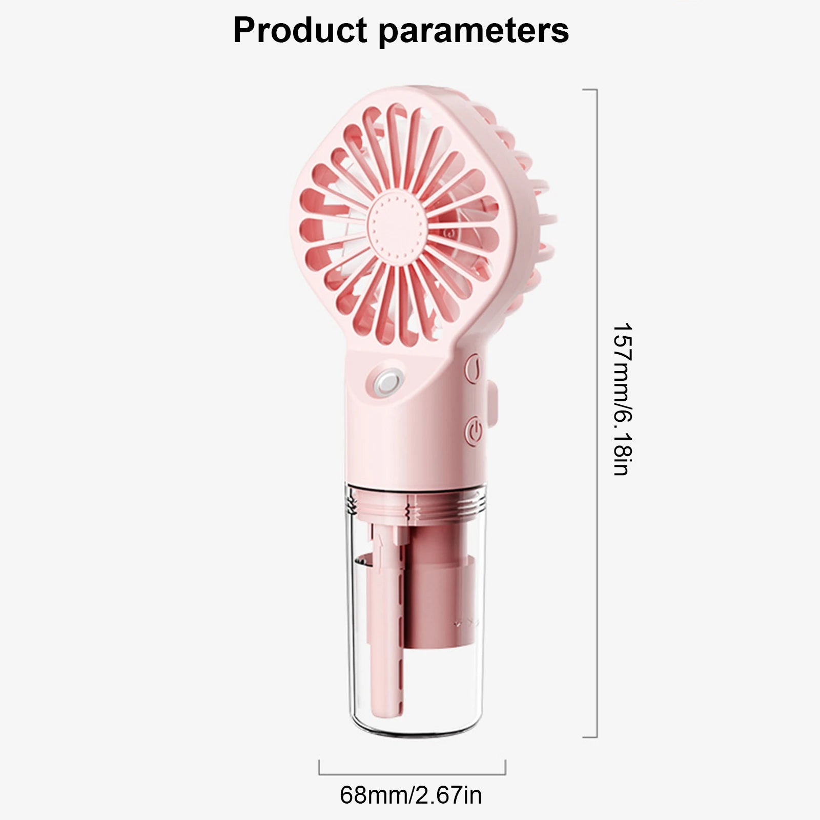 SprayFan™ - Der tragbare Mini-Ventilator mit Nano-Sprüher.