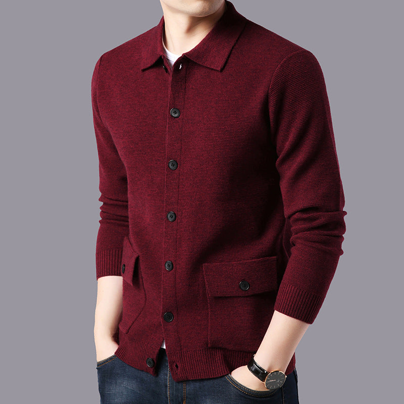 Strickjacke mit Taschen