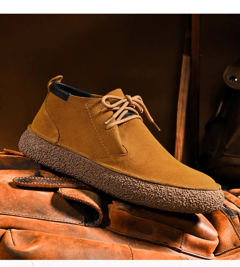 Mart | Stilvolle Wildleder-Sneaker mit Korksohle