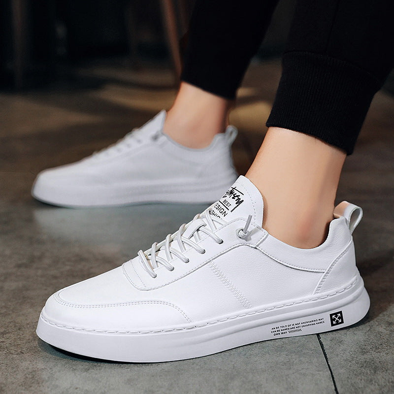 Luuk | Atmungsaktive Weiße Herren-Sneaker