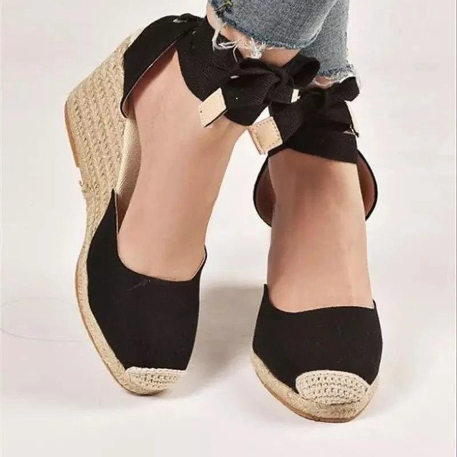 Sophie | Espadrilles mit Knöchelriemen