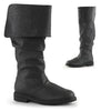 Frederik | Hohe Stiefel Mit Denim-Print Für Herren