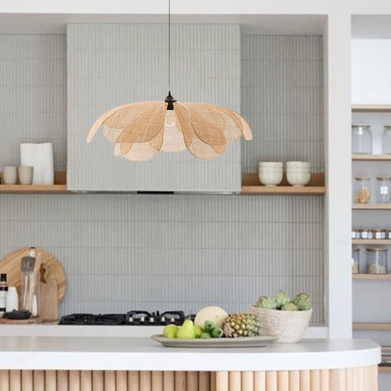 RustikaLeuchter™ - Charmantes Rattan-Design trifft auf rustikale Eleganz.