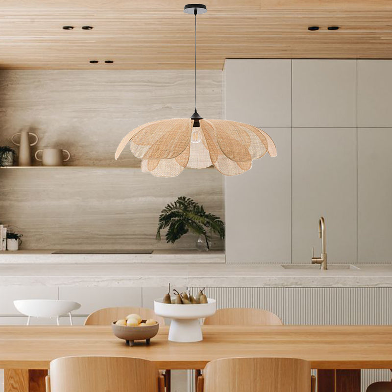 RustikaLeuchter™ - Charmantes Rattan-Design trifft auf rustikale Eleganz.