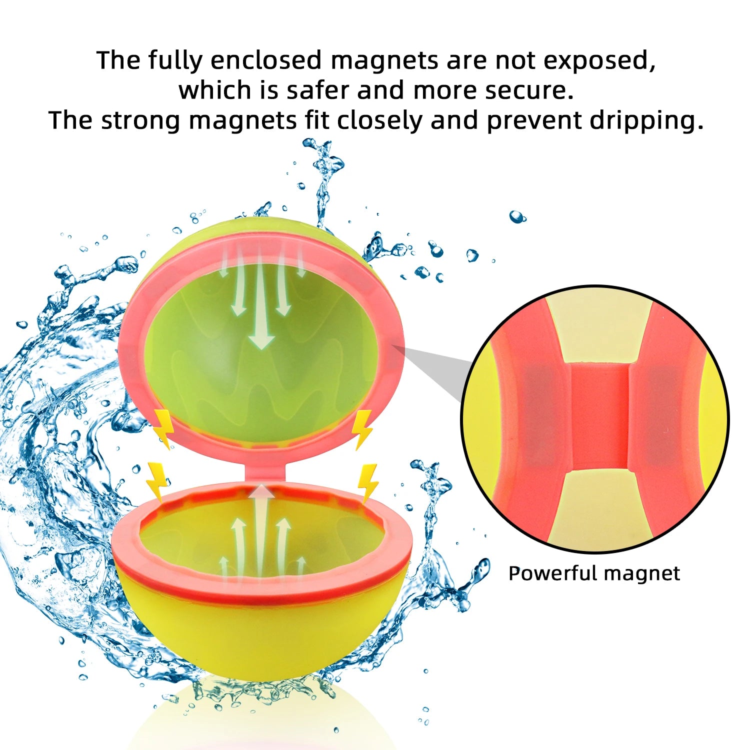 SplashBall™ - Wiederverwendbare Silikon-Wasserball mit Magnetverschluss für ultimativen Sommerspaß!