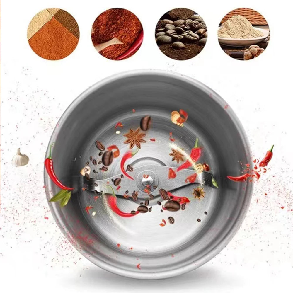 AromaCrush™ – Leistungsstarke Kaffee- & Gewürzmühle mit abnehmbarem Design
