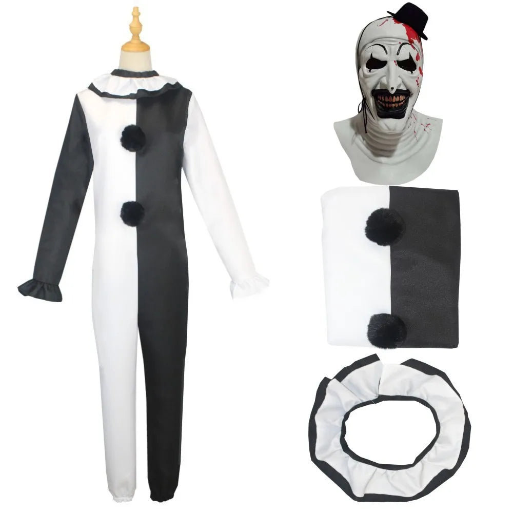 HorrorClown™ - Schauriges Clown-Kostüm für Bühnenauftritte und Cosplay.